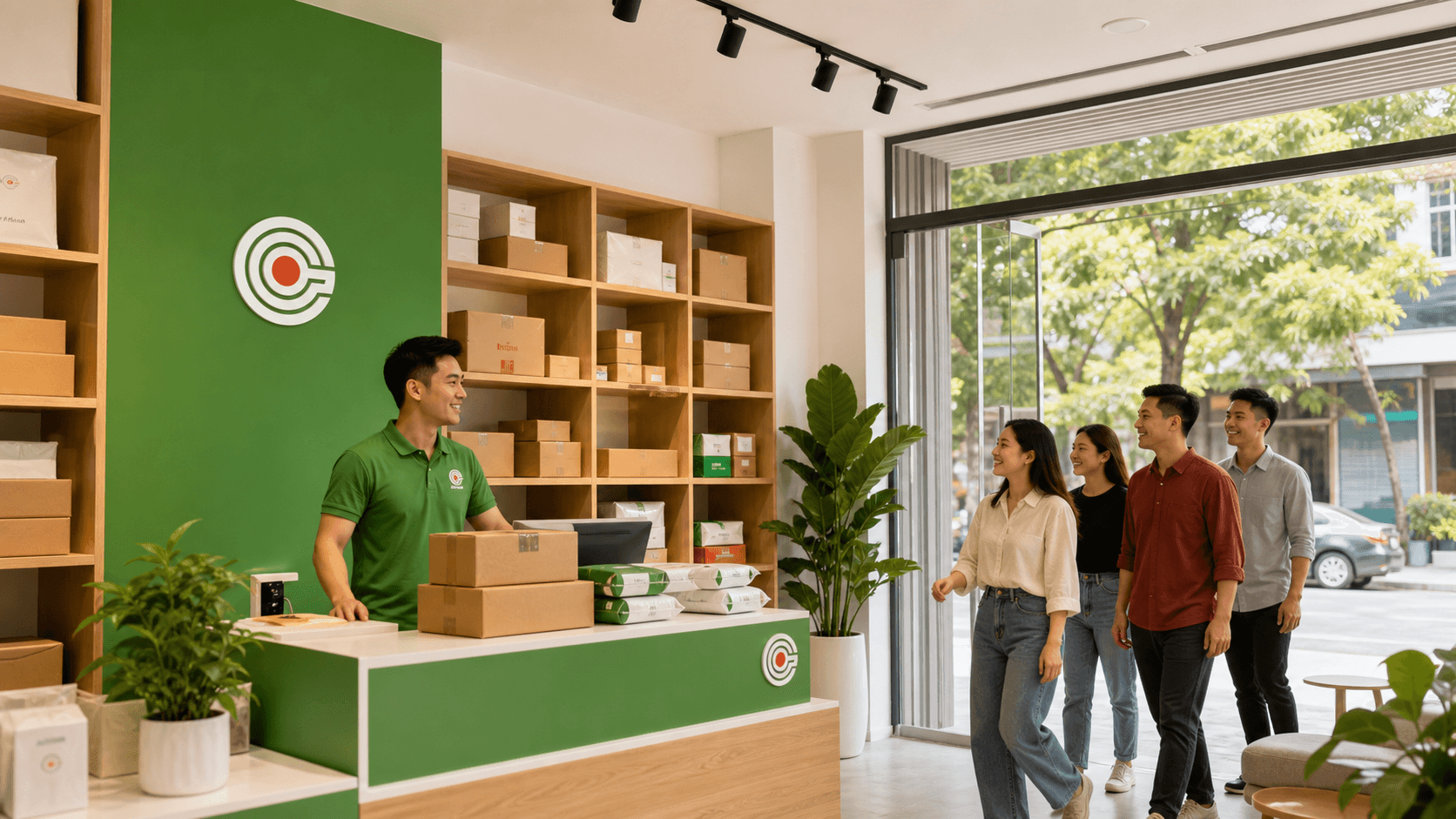 Bưu cục nhượng quyền Gozo Express